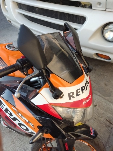 Specchietto retrovisore pieghevole transfrontaliero Kawasaki Road Racing con riflettore Ninja_voghion.com