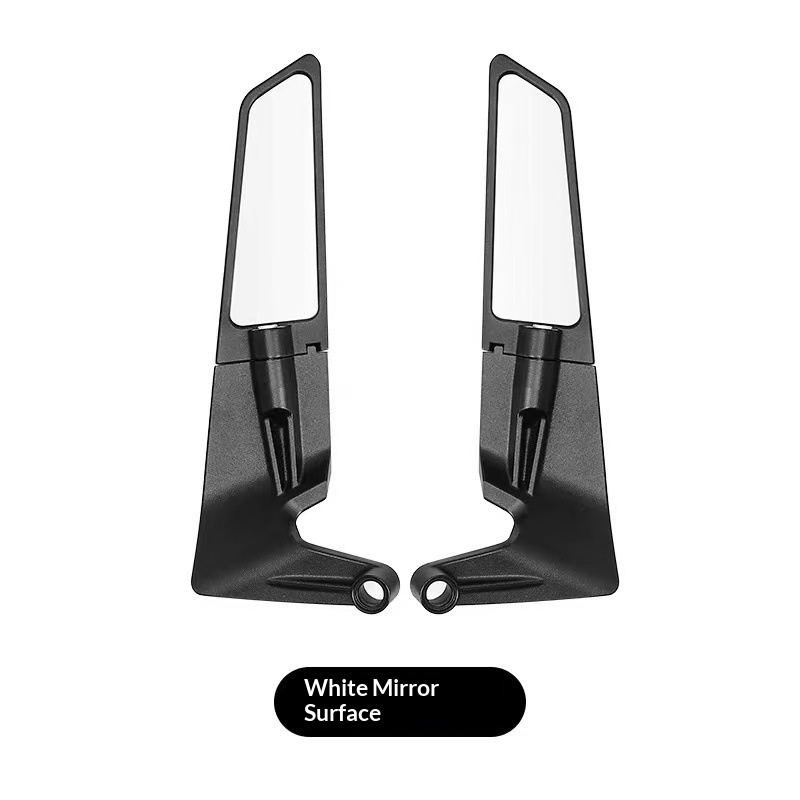 Scooter, Street Bike, Modified Rearview Mirror, Retro Motorcycle Foldable Fixed-wing Universal Reflector_voghion.com