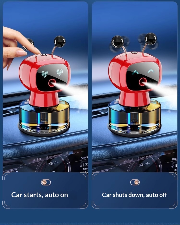 Smart bil aromaterapi luftfriskare för luftventilation_voghion.com