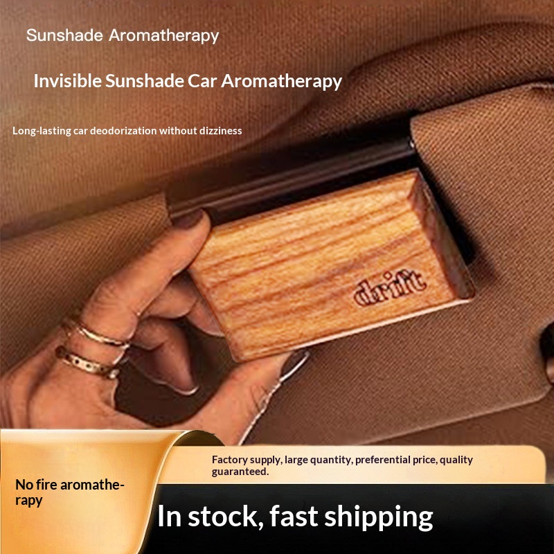 Auto Duftbaum Für Sonnenblende Luxuriöser Holz Lufterfrischer_voghion.com