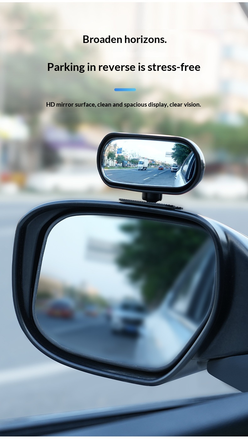 Rückfahrkamera-Zusatzausstattung, Rückfahrhilfe, Toter-Winkel-Spiegel, Weitwinkelspiegel, einstellbarer Winkel_voghion.com