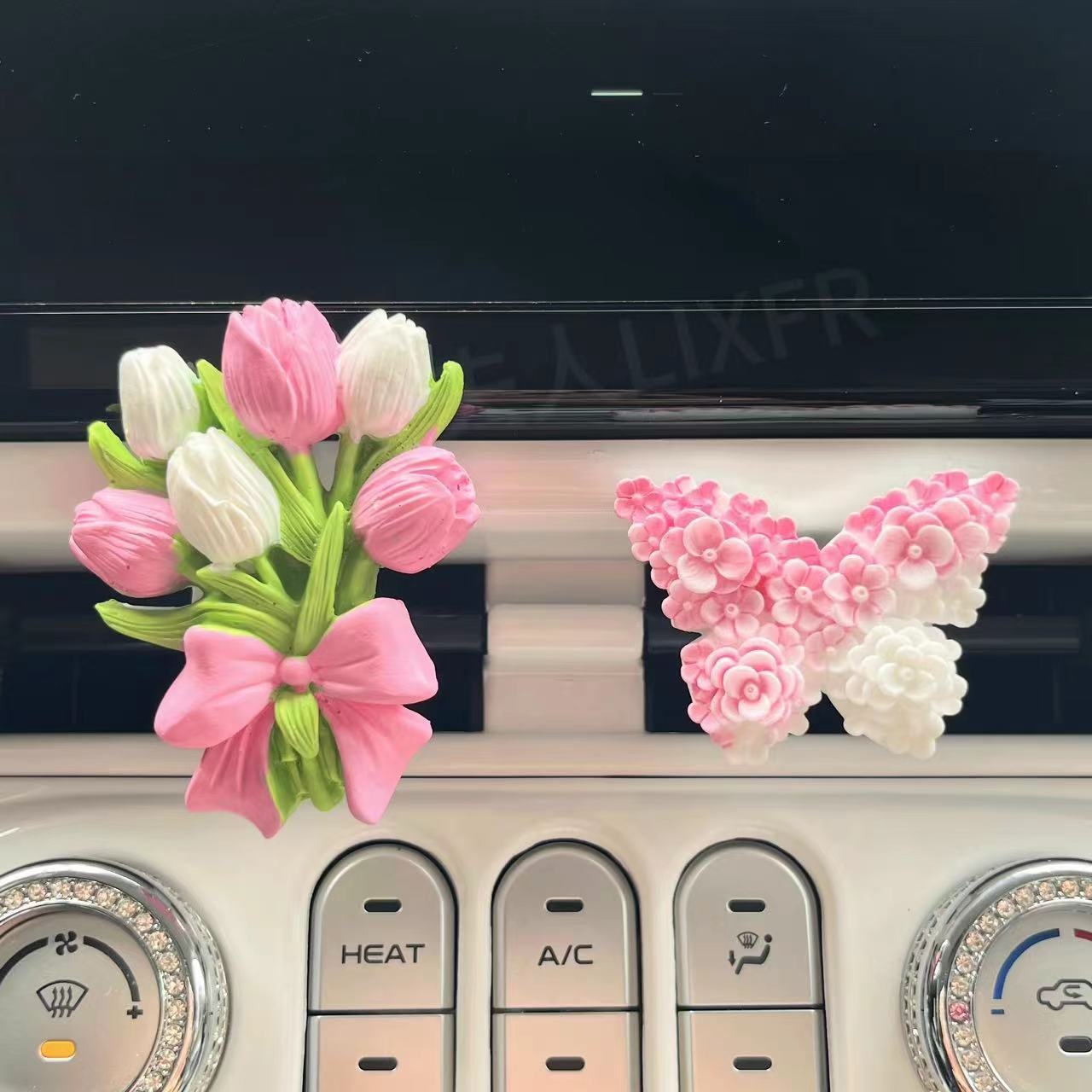 Auto luchtverfrisser tulp diffuser hanger elegante bloem_voghion.com