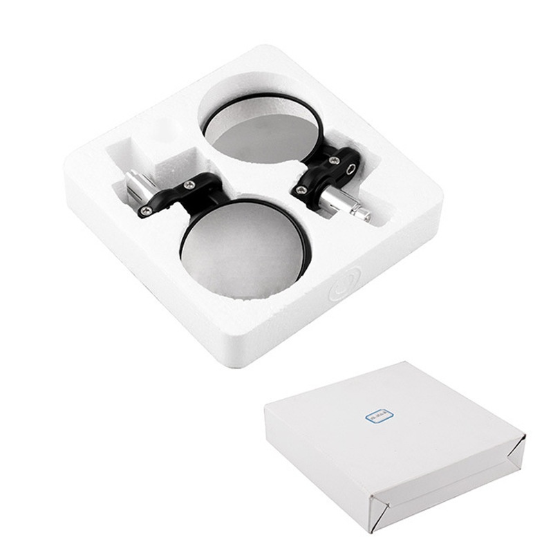 FLYQUICK Cross-Border E-Commerce Runder Motorrad-Rückspiegel, faltbar, konvex, Lenkerspiegel_voghion.com