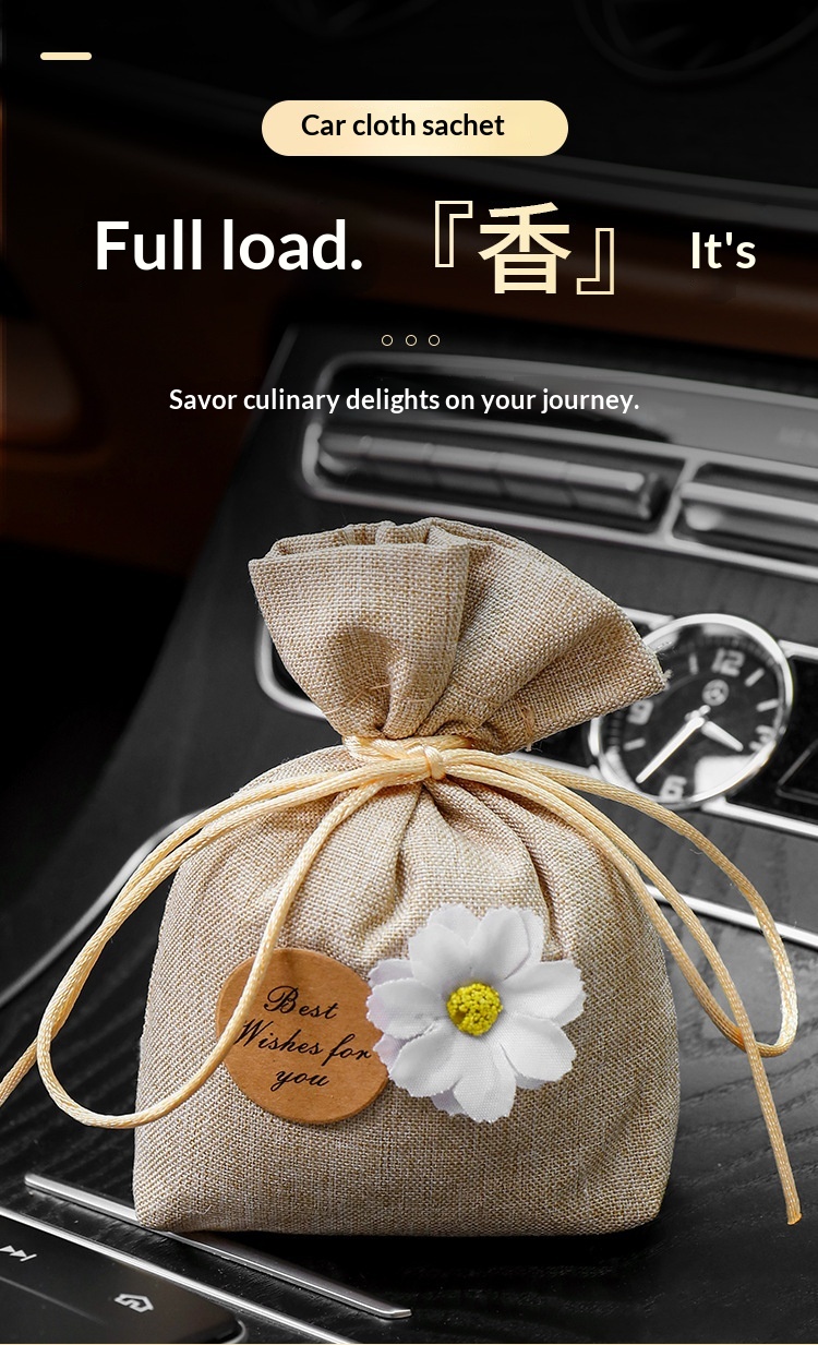 Bil luftfrisker gardenia duftpose til ophæng i bilen premium_voghion.com