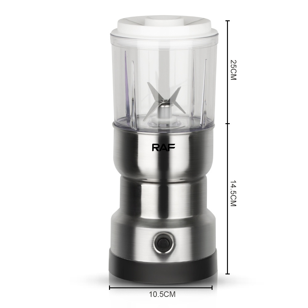 Macinacaffè elettrico portatile RAF per uso domestico, leggero e a secco_voghion.com