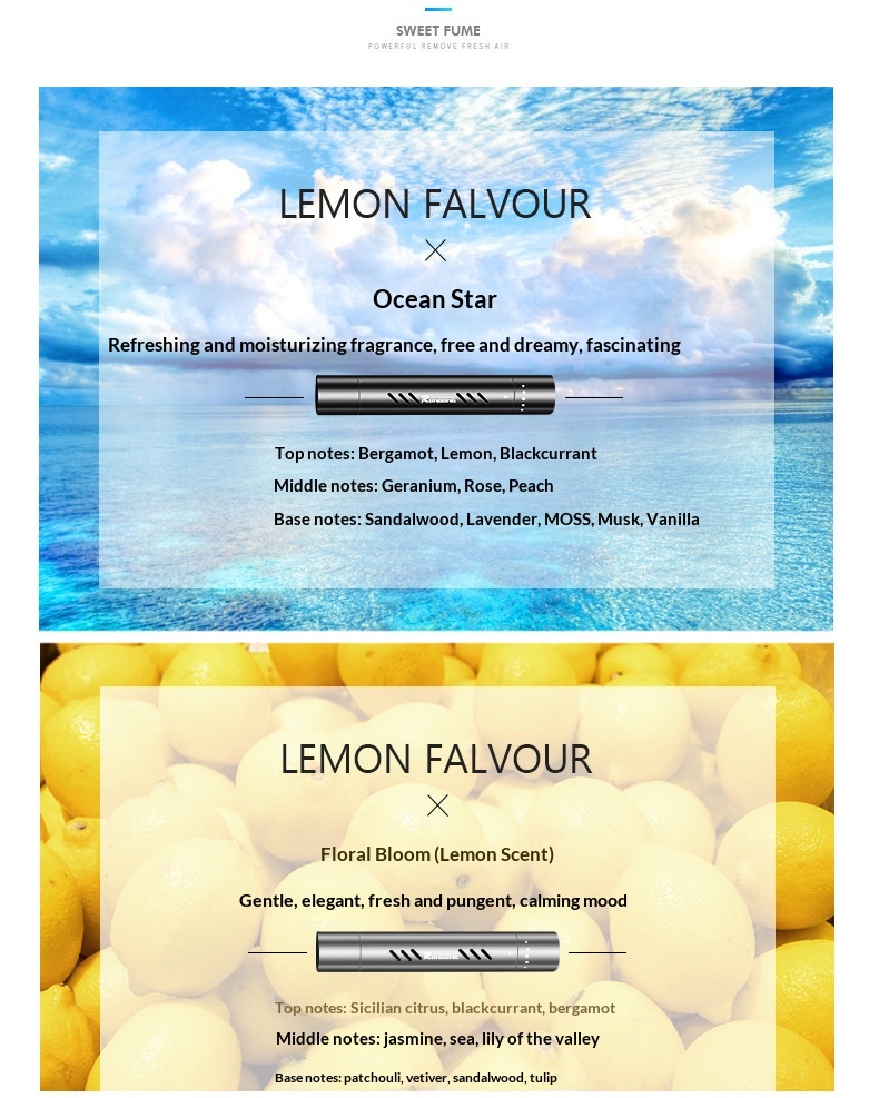 Bil luftfrisker til ventilation duftbalsam langvarig duft_voghion.com