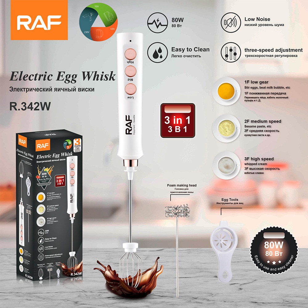 Electric Milk Frother And Egg Beater Handheld Kitchen Mixer_voghion.com