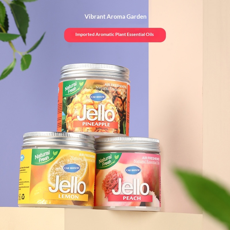 Balsamo solido JELLO Aromaterapia Profumo transfrontaliero per casa e auto Fragranza creativa decorativa_voghion.com