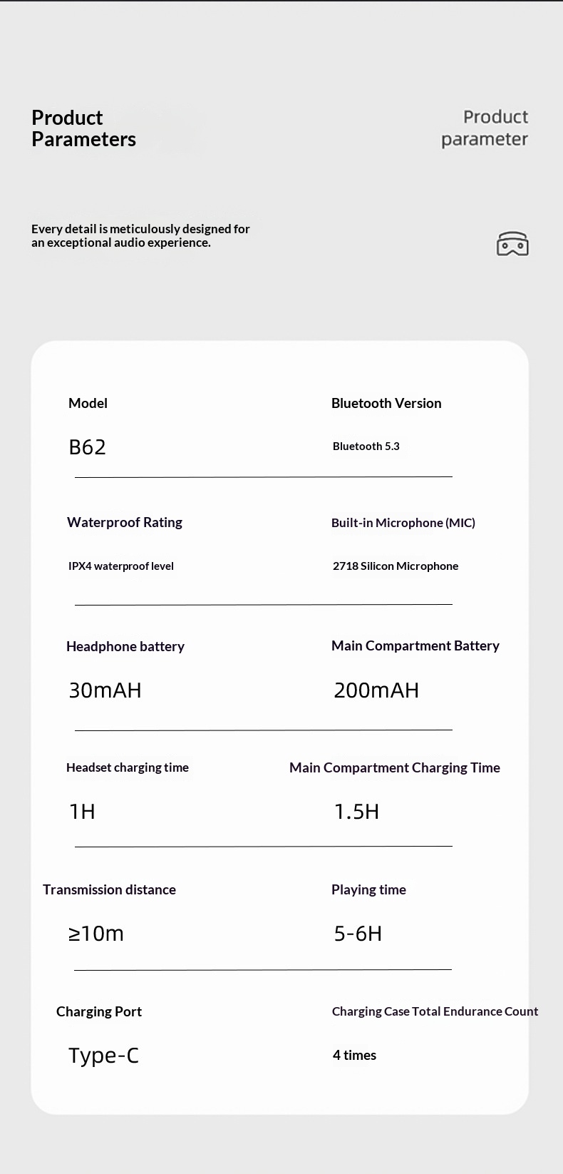 New Transparent Mini Bluetooth In-Ear TWS Wireless Earphones Customized_voghion.com