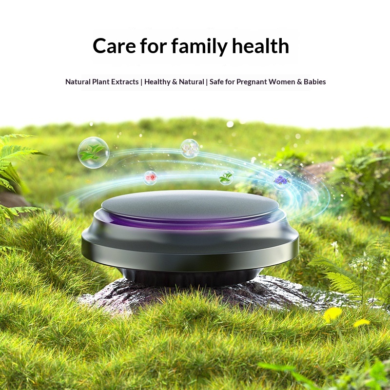 Nuovo profumo a forma di UFO con base in metallo, accessori solidi per auto, vendita all'ingrosso di fragranze._voghion.com