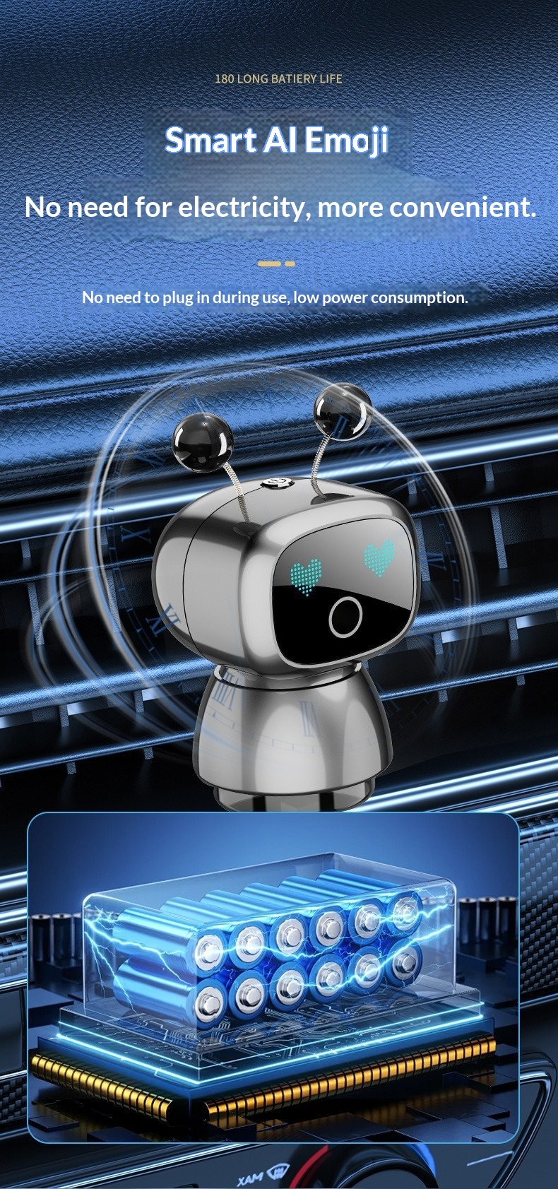 Diffuseur de parfum robot intelligent pour ventilation auto_voghion.com