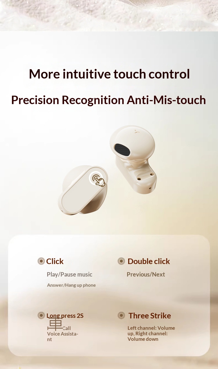 Wireless Noise-canceling Bluetooth Earphones With Long Battery_voghion.com