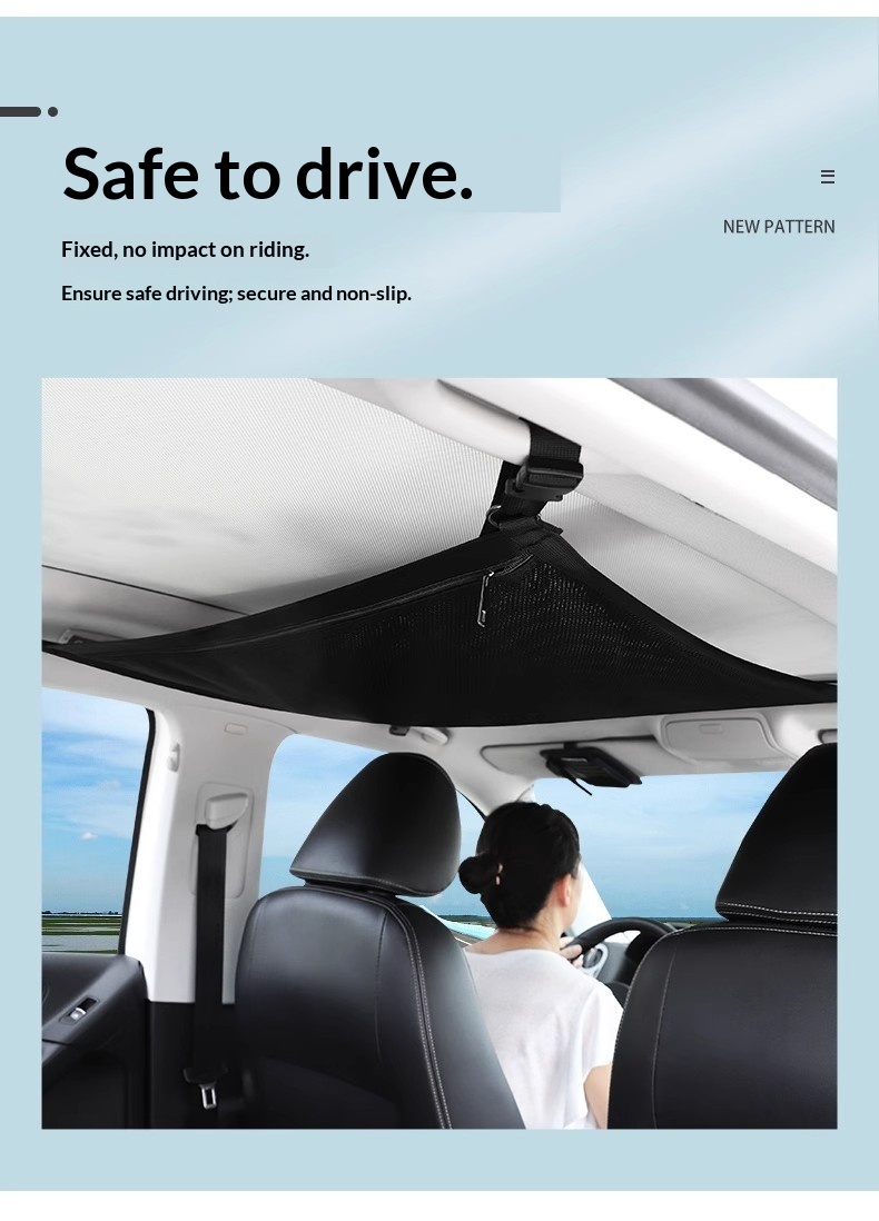 Rete portaoggetti da soffitto per auto organizer da viaggio_voghion.com