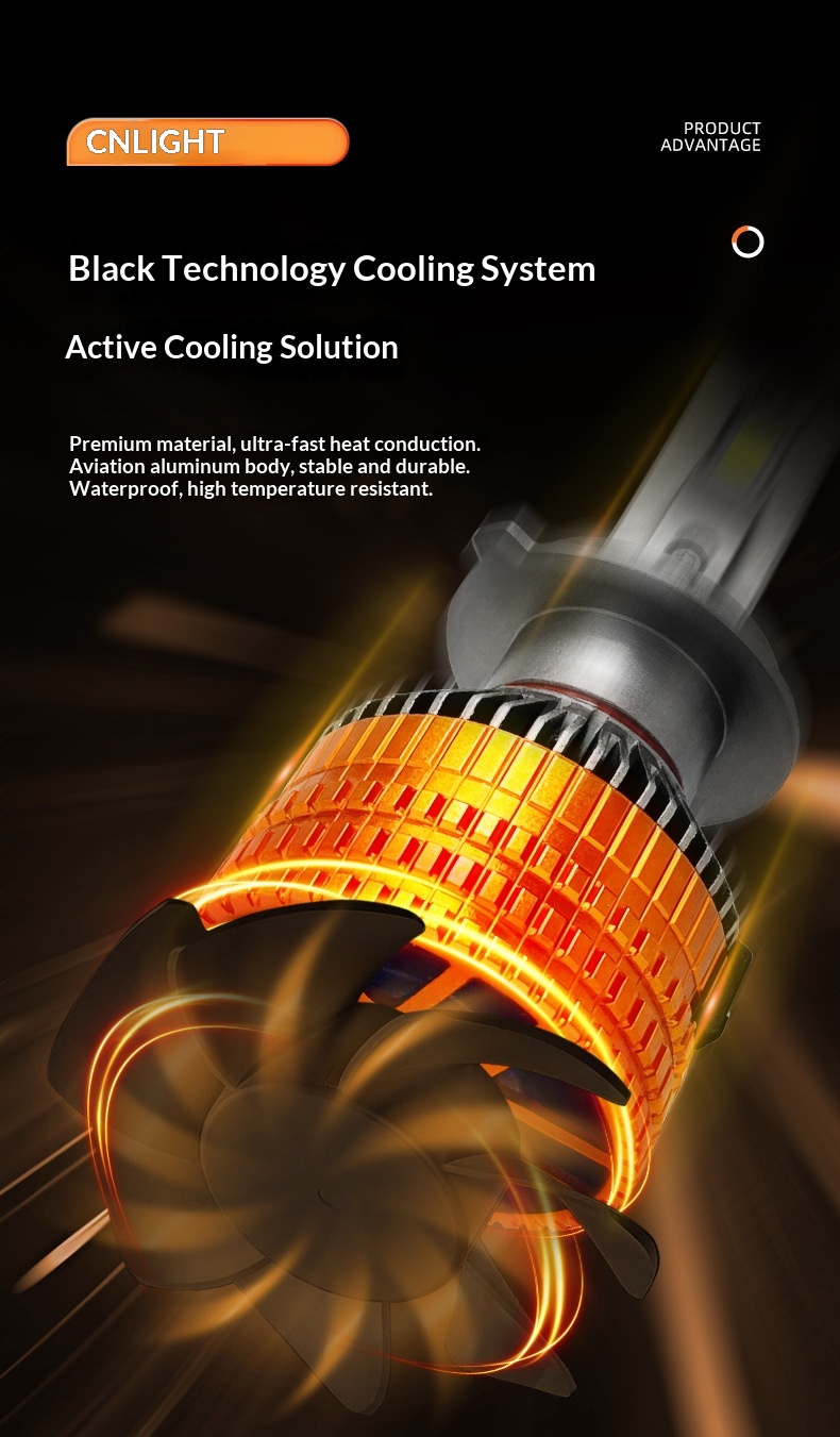 Led H7 H4 Auto Scheinwerferlampen Super Hell Integriert_voghion.com