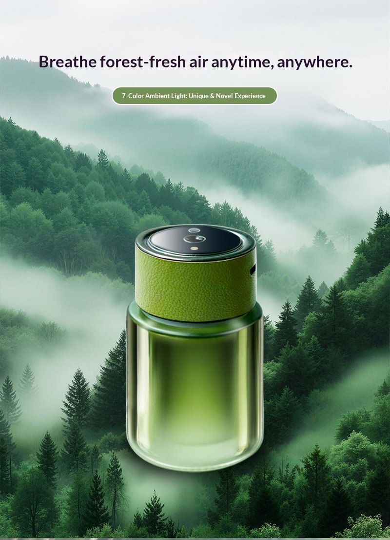 Diffuseur aromathérapie voiture avec projection ciel étoilé_voghion.com