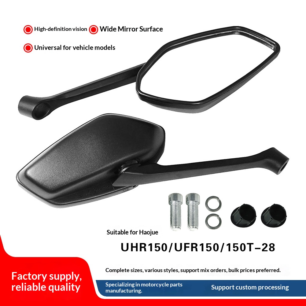 Espelho retrovisor refletor Haojue HJ150T-28 adequado para motocicletas._voghion.com