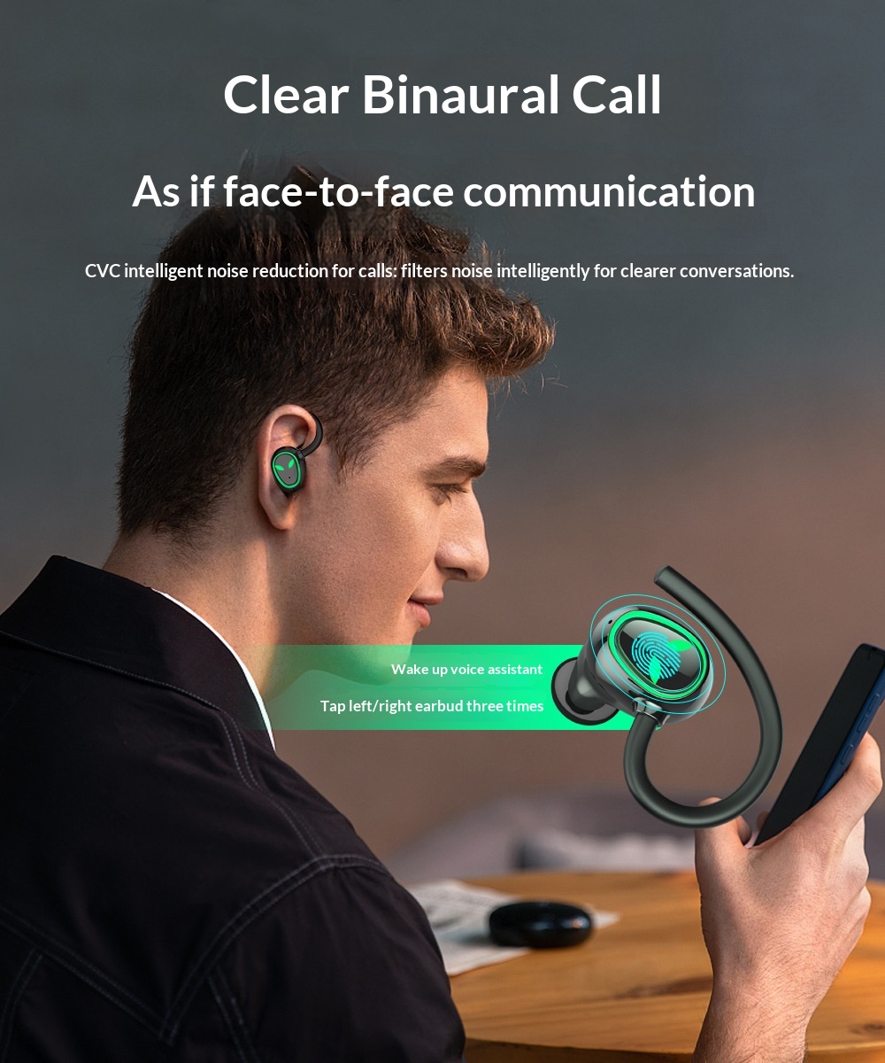 Bluetooth Kopfhörer Tws Over-ear Sport Kopfhörer Wasserdicht_voghion.com