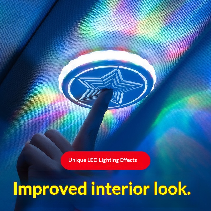 Installationsfreie, farbenfrohe LED-Innenraumbeleuchtung für Wohnmobile und Autos – dekorative Leselampe_voghion.com