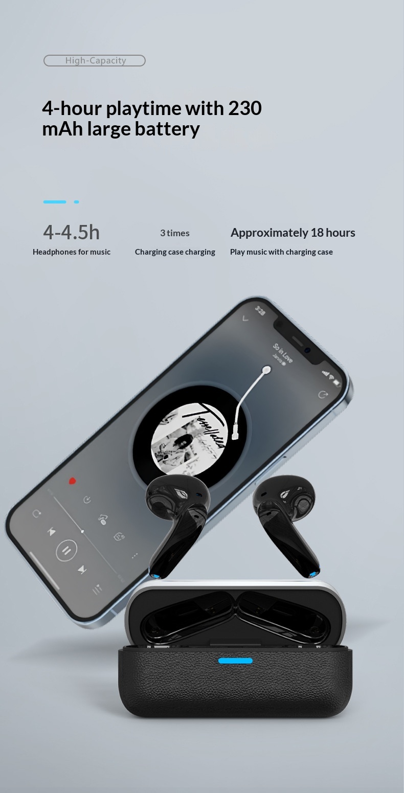 Bluetooth Headphones With Luxury Lychee Texture And Wireless Audio_voghion.com