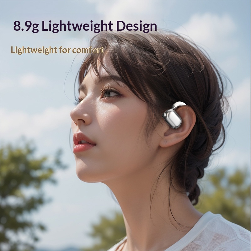 2025 New Smart AI Voice Ear-hook Bluetooth Wireless Noise Cancelling Sports In-ear Cross-border Earphones_voghion.com