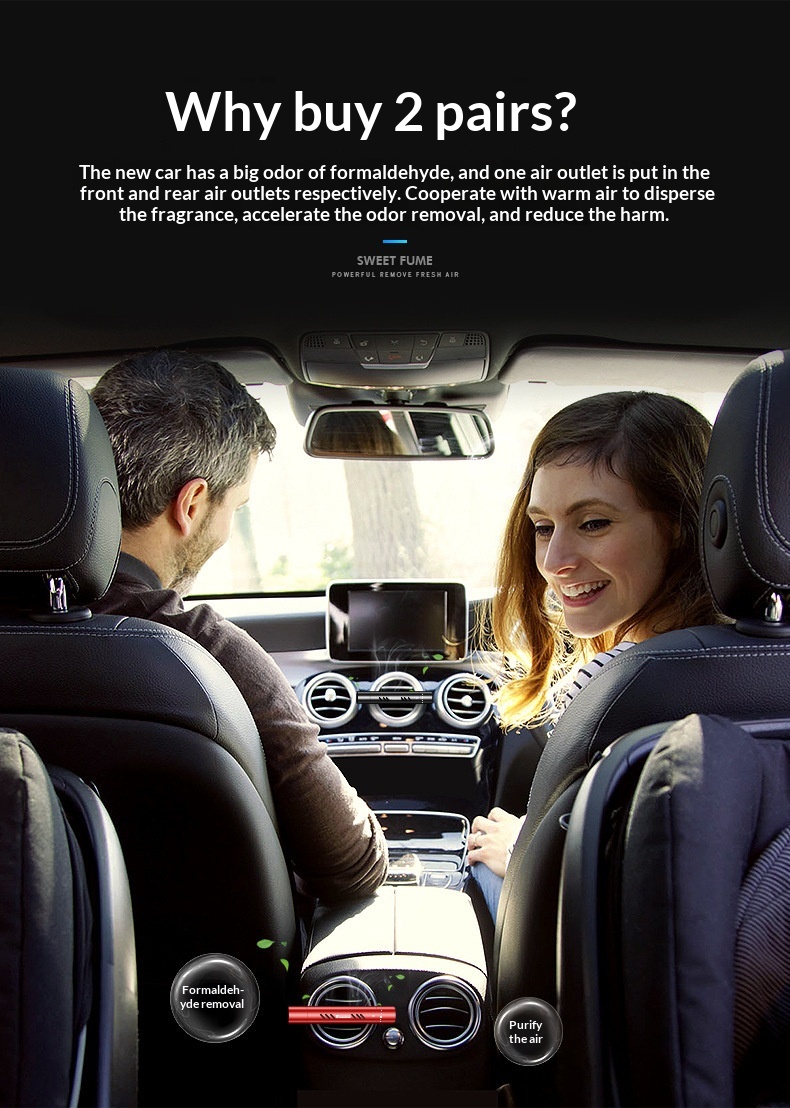 Bil luftfrisker til ventilation duftbalsam langvarig duft_voghion.com