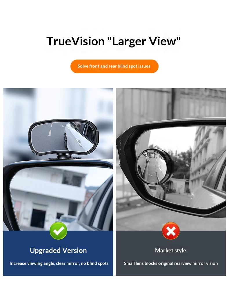 Espejo gran angular para ángulo muerto y ayuda al estacionamiento_voghion.com