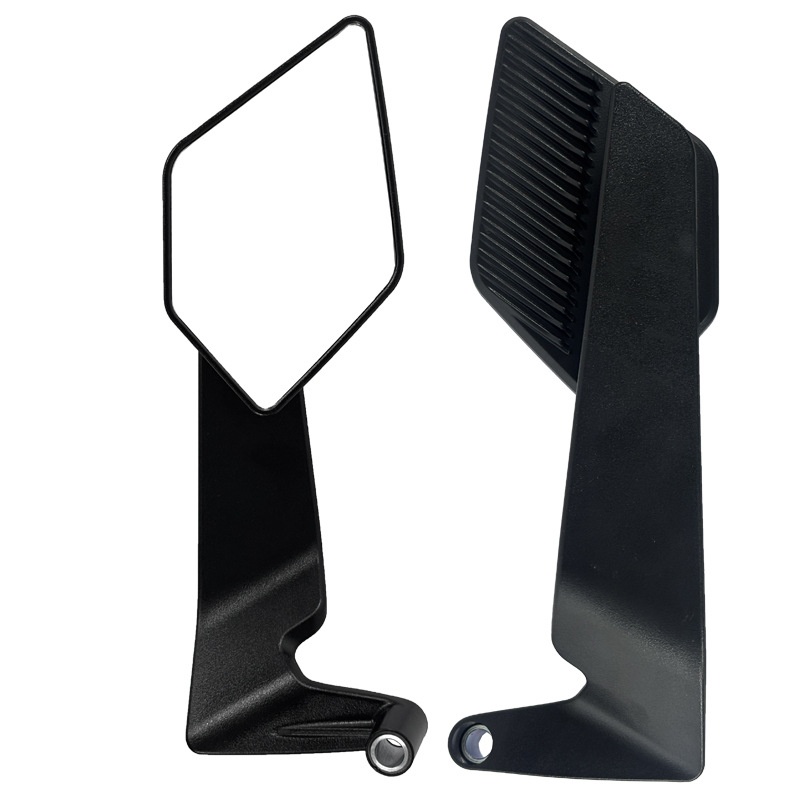 Adatto per monopattino elettrico, specchietto retrovisore ad ala fissa, maniglia in plastica, PP leggero, modificato, pieghevole, catarifrangente per retromarcia_voghion.com