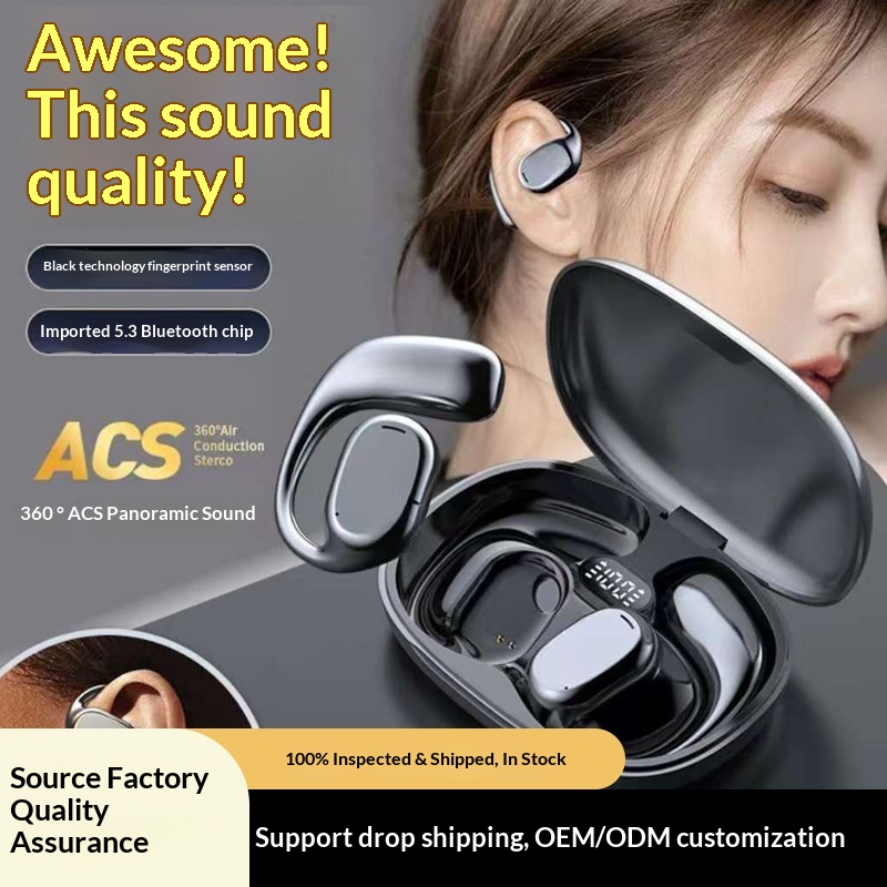 Bluetooth Headphones Over-ear Tws Wireless With Digital Display_voghion.com