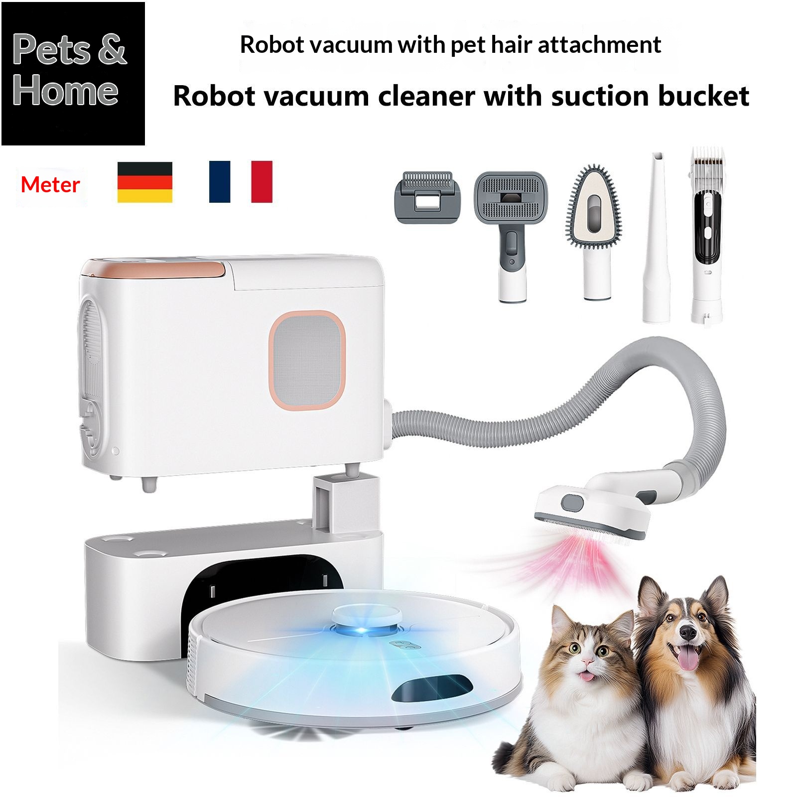 Customized M20m Robot Vacuum Cleaner With Cross-Border Light Customization, Labeling, Laser Navigation, Automatic_voghion.com