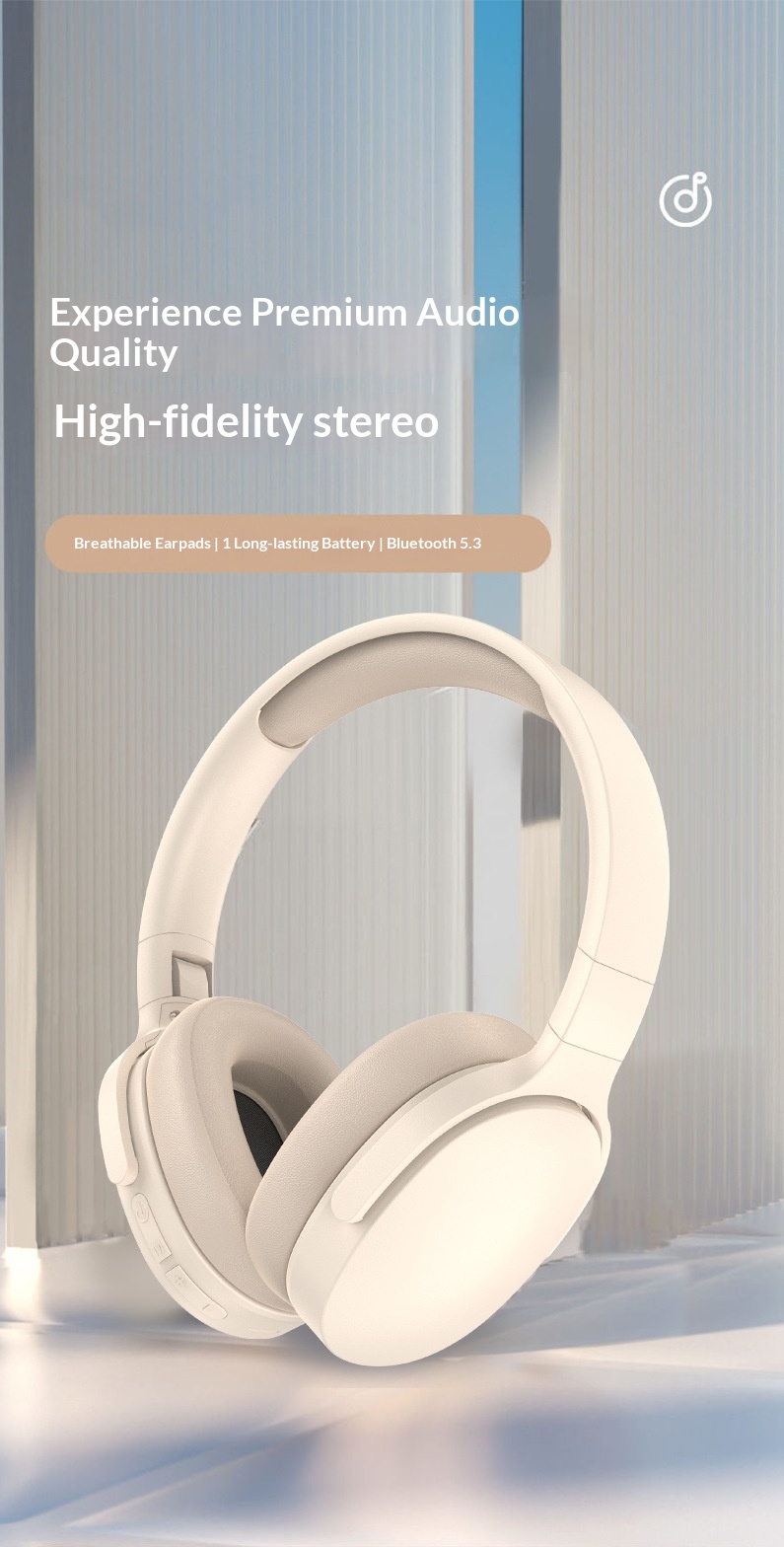 Wireless Over-ear Bluetooth Headphones With Heavy Bass For Gaming_voghion.com