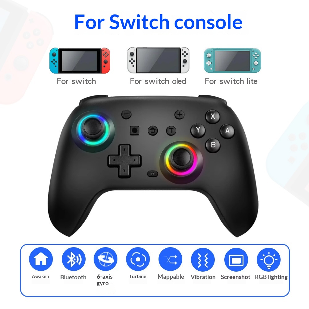 SW-Rücktaste, drahtloser Schalter, Pro-Spiel-Aufwachfunktion, Bluetooth-Controller_voghion.com