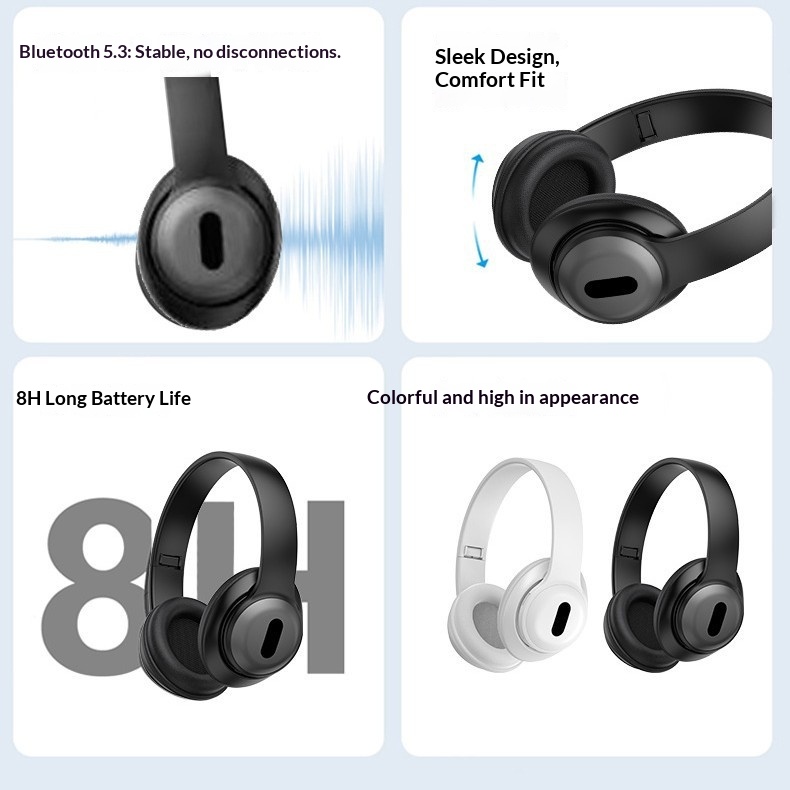 New Hot-Selling Over-Ear Bluetooth True Wireless Music Long Battery Life Private Model Sports Headphones Manufacturer In_voghion.com