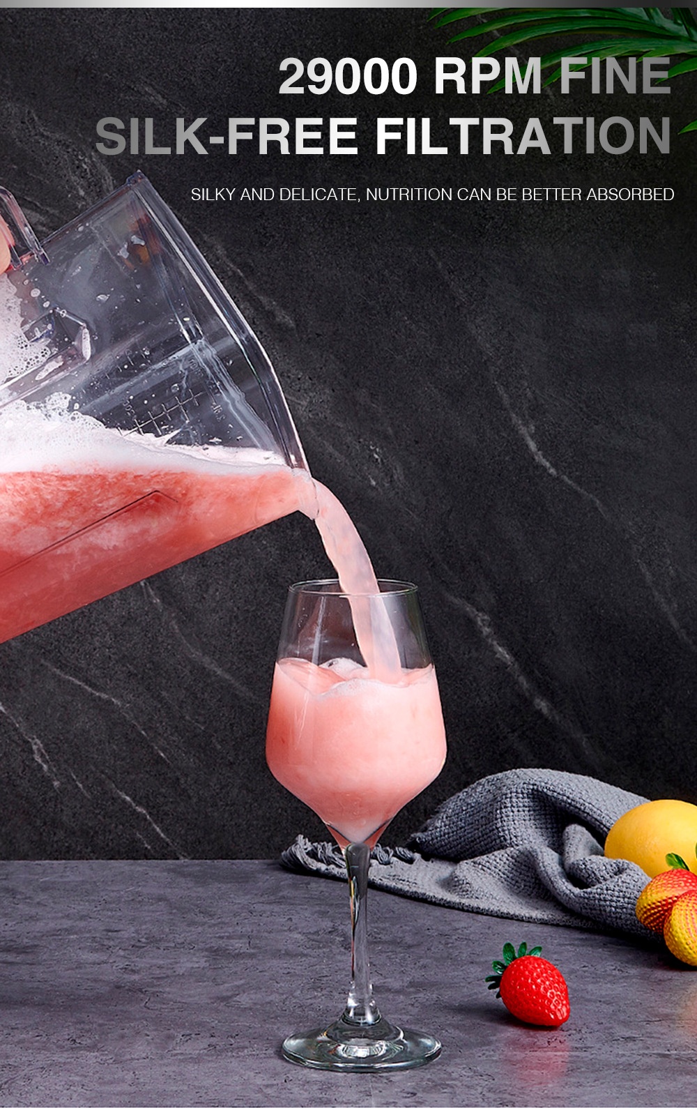 EU Standard Household High-Speed Blender Smoothie Maker Soy Milk Fruit Juicer_voghion.com