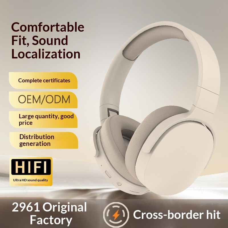 Cross-border 2961 Wireless Over-ear Bluetooth Headphones With Heavy Bass Long Battery Life For Gaming And Sports, Direct_voghion.com