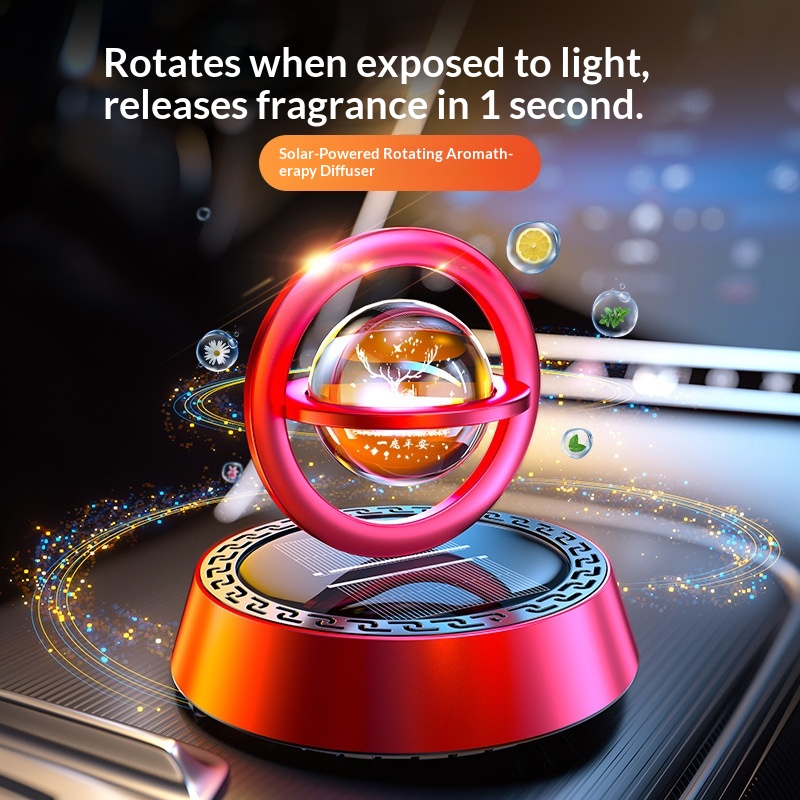 Aromatherapie Ornament Hoogwaardig Nieuw Model 2025 Dashboard Zonneparfum Auto-accessoires Speciaal voor Heren_voghion.com