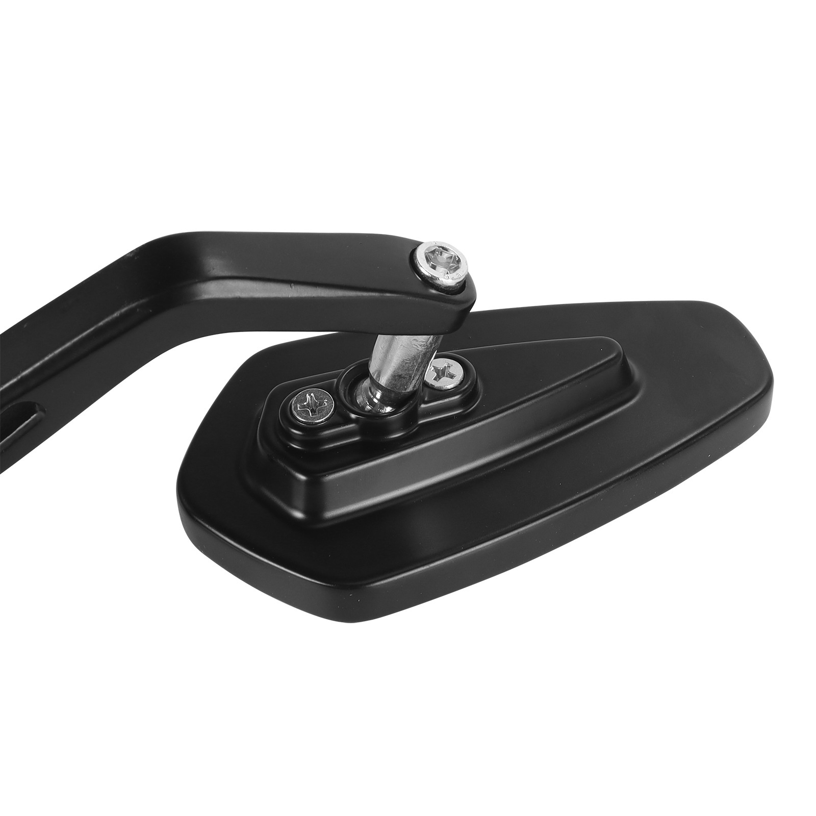 Specchietto retrovisore blu riflettente e girevole per manubrio pieghevole di moto e veicoli elettrici._voghion.com