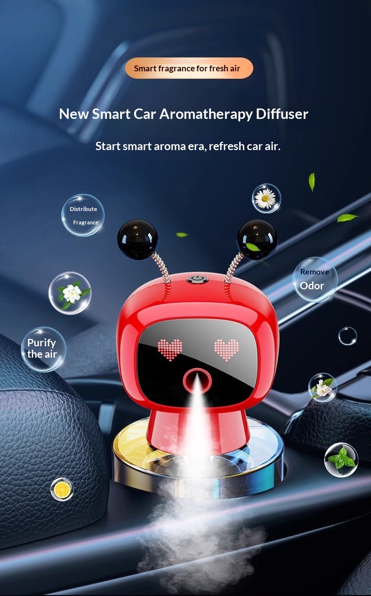 Smart bil aromaterapi luftfriskare för luftventilation_voghion.com