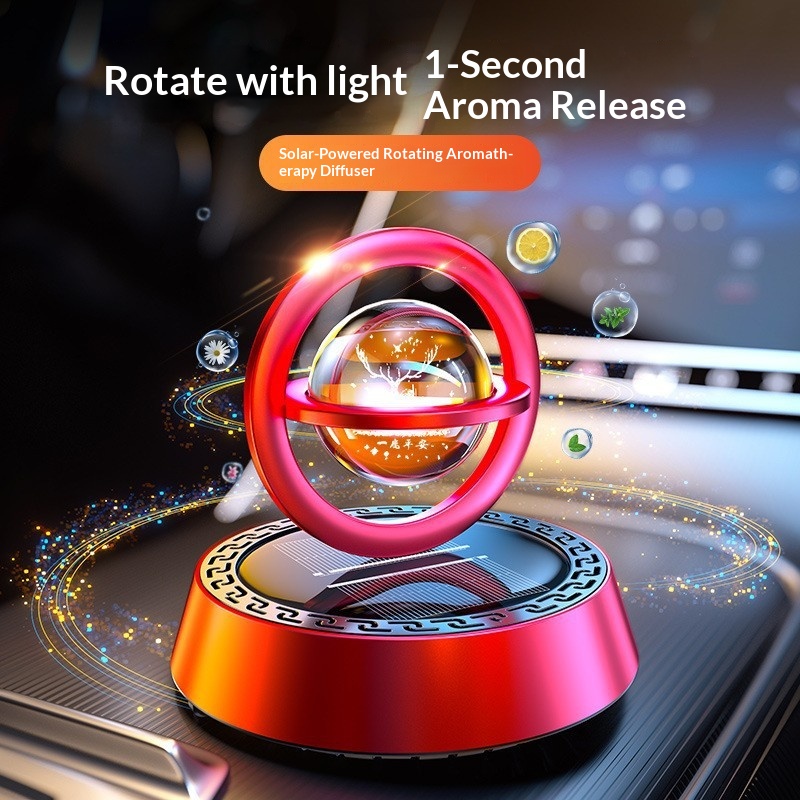 Aromatherapy Ornament High-end 2024 New Model Dashboard Solar Perfume In-car Car Accessories Men's Special_voghion.com