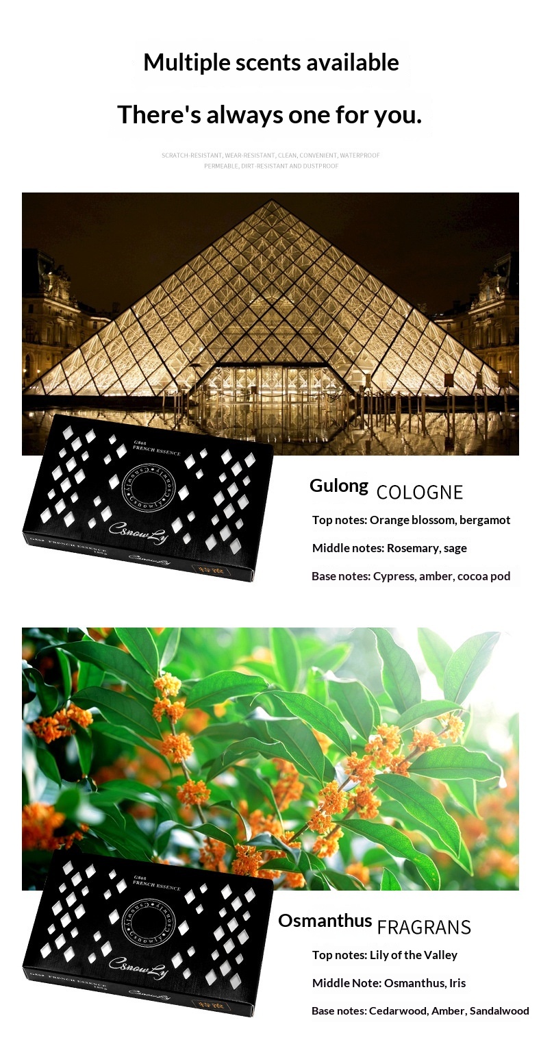 Auto luchtverfrisser osmanthus solid parfum voor interieur_voghion.com