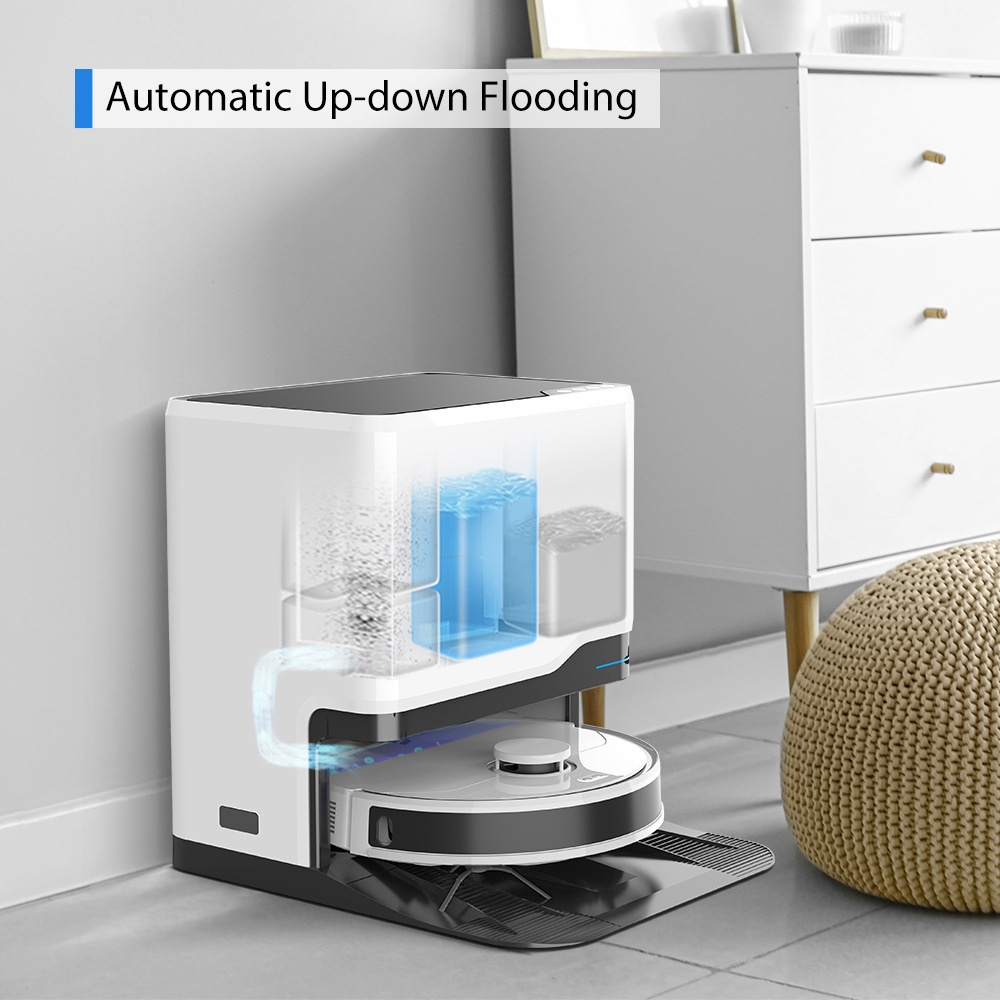 X20 Self-Cleaning Robot - Household Fully Automatic Hot Air Drying, Sterilization, Sweeping, Suction, And Mopping_voghion.com