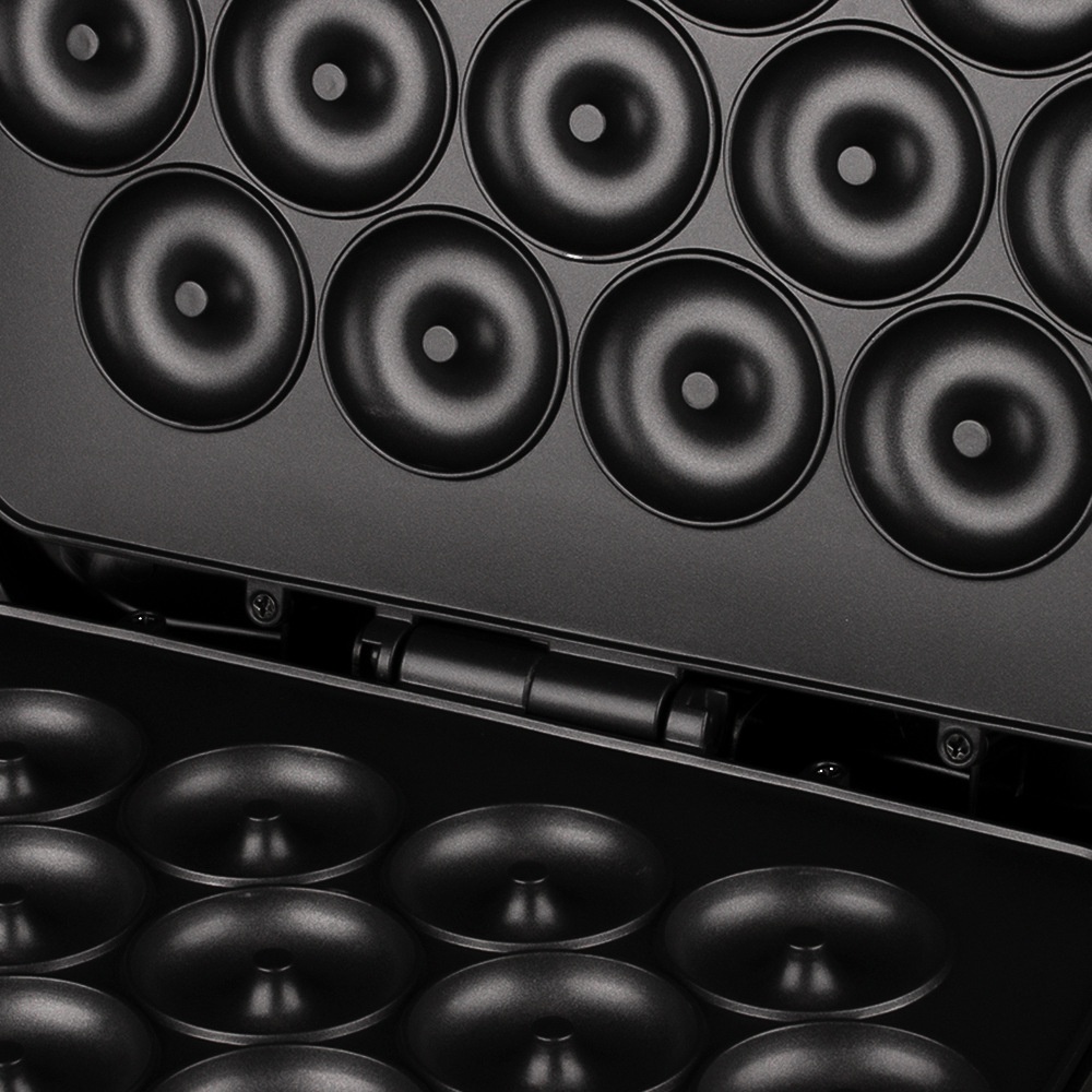 RAF Multifunktions-Brottoaster, Waffeleisen, Haushaltsgerät, doppelseitig beheizt, Donut-Maker, Frühstücksgerät, EU-Standard_voghion.com