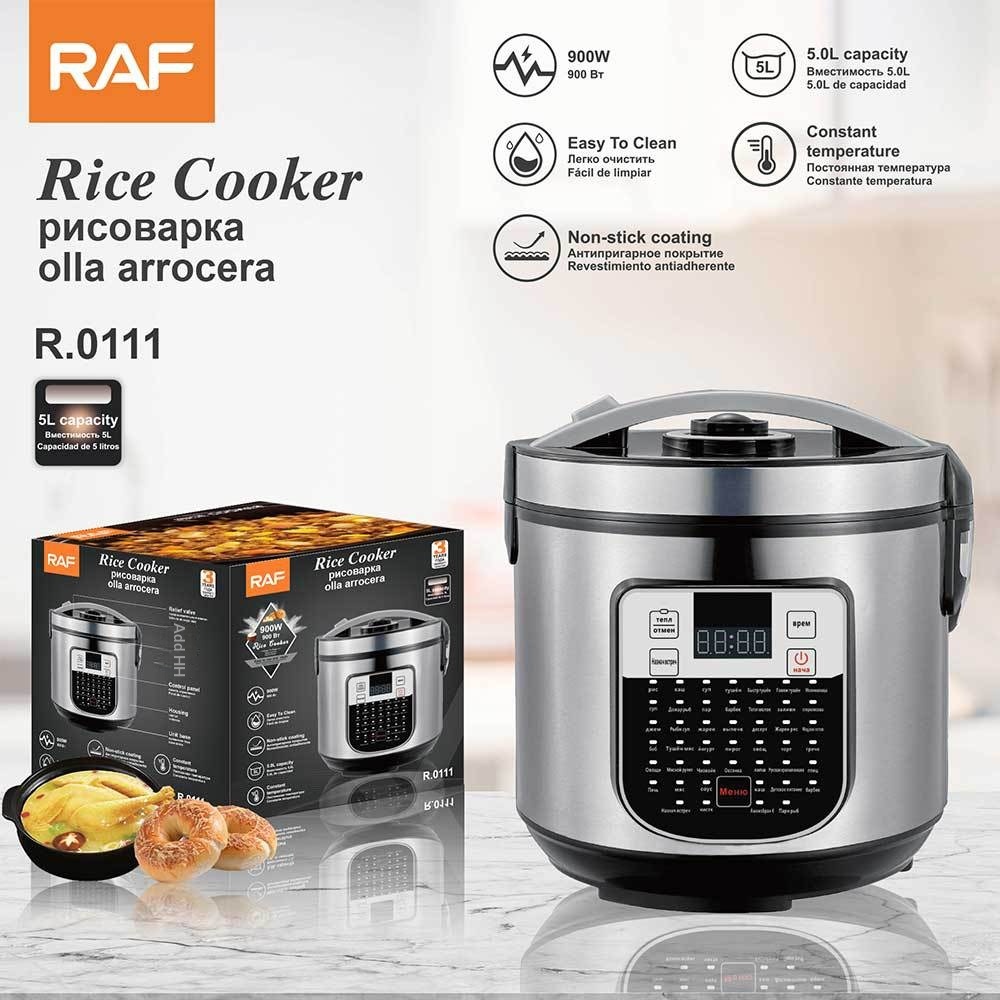 RAF European Standard Cross-Border Smart Cooker, Large Capacity 5L Intelligent Multifunctional Rice Cooker R0111_voghion.com