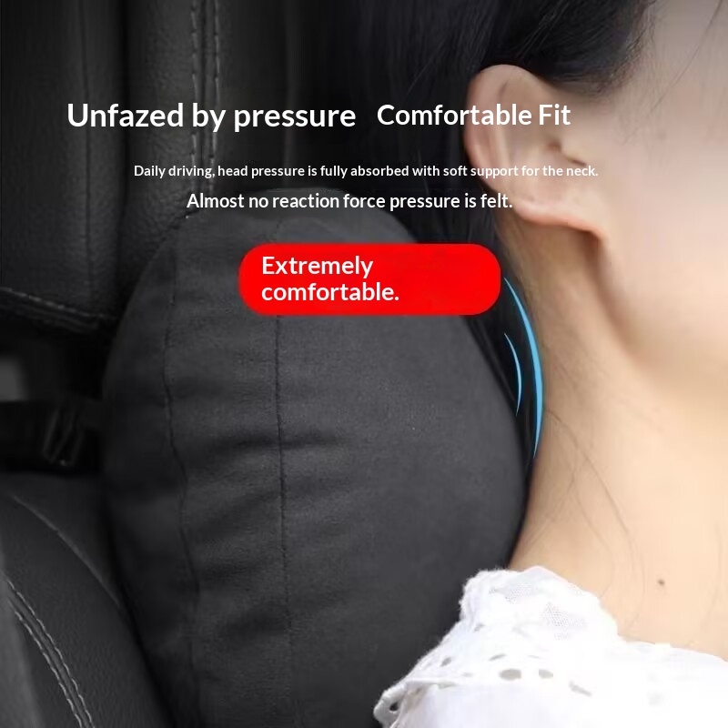 Almofada de assento Classe S, travesseiro de pescoço, apoio lombar para encosto de cabeça de carro_voghion.com