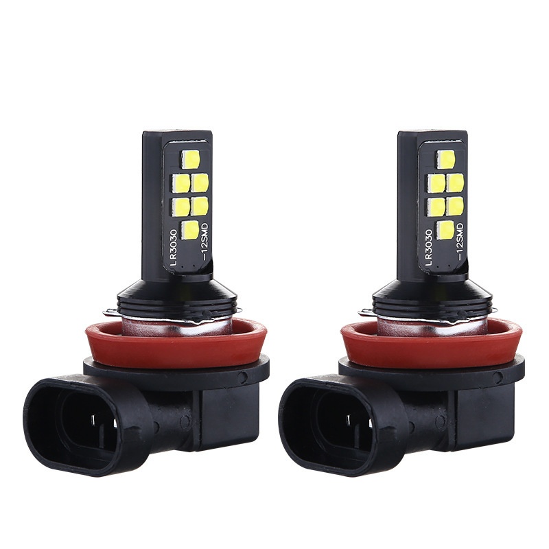 Exclusieve grensoverschrijdende levering van heldere auto-mistlampen H8/H11H7 H4 3030 12-lichts decoder stroboscoop LED anti-condens_voghion.com
