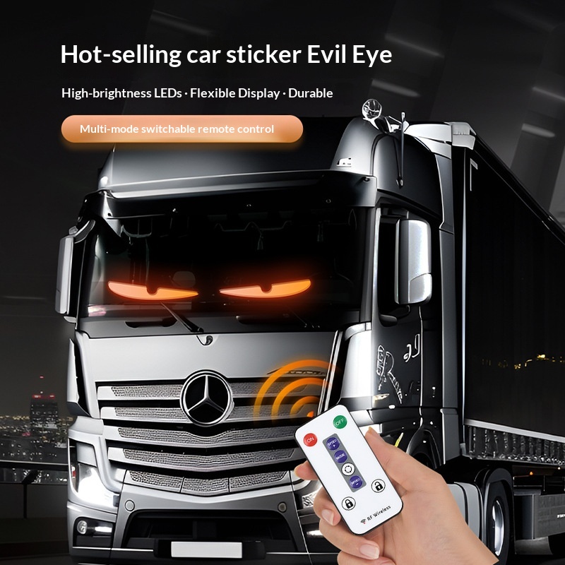 Bestseller Devil's Eye Car Smart Soft Screen Multi-Mode Expression Display LED Advertising Light_voghion.com