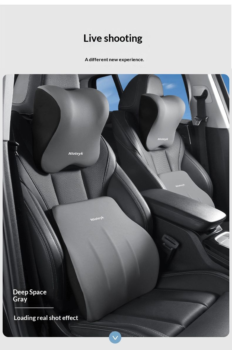 for Seat Backrest Car Cushion Driving Support Waist Lumbar Pillow_voghion.com