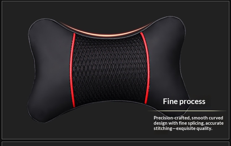 Nackenstützkissen fürs Auto, 3D-Leder, Ganzjahresmodell, Universal_voghion.com