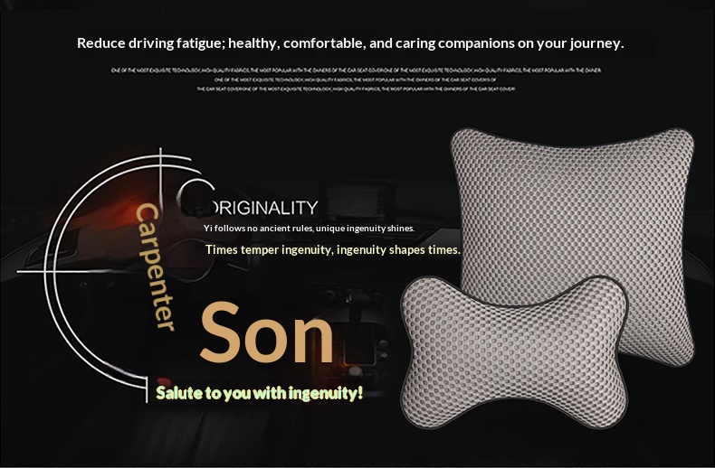 Nackenstützkissen fürs Auto, 3D-Leder, Ganzjahresmodell, Universal_voghion.com