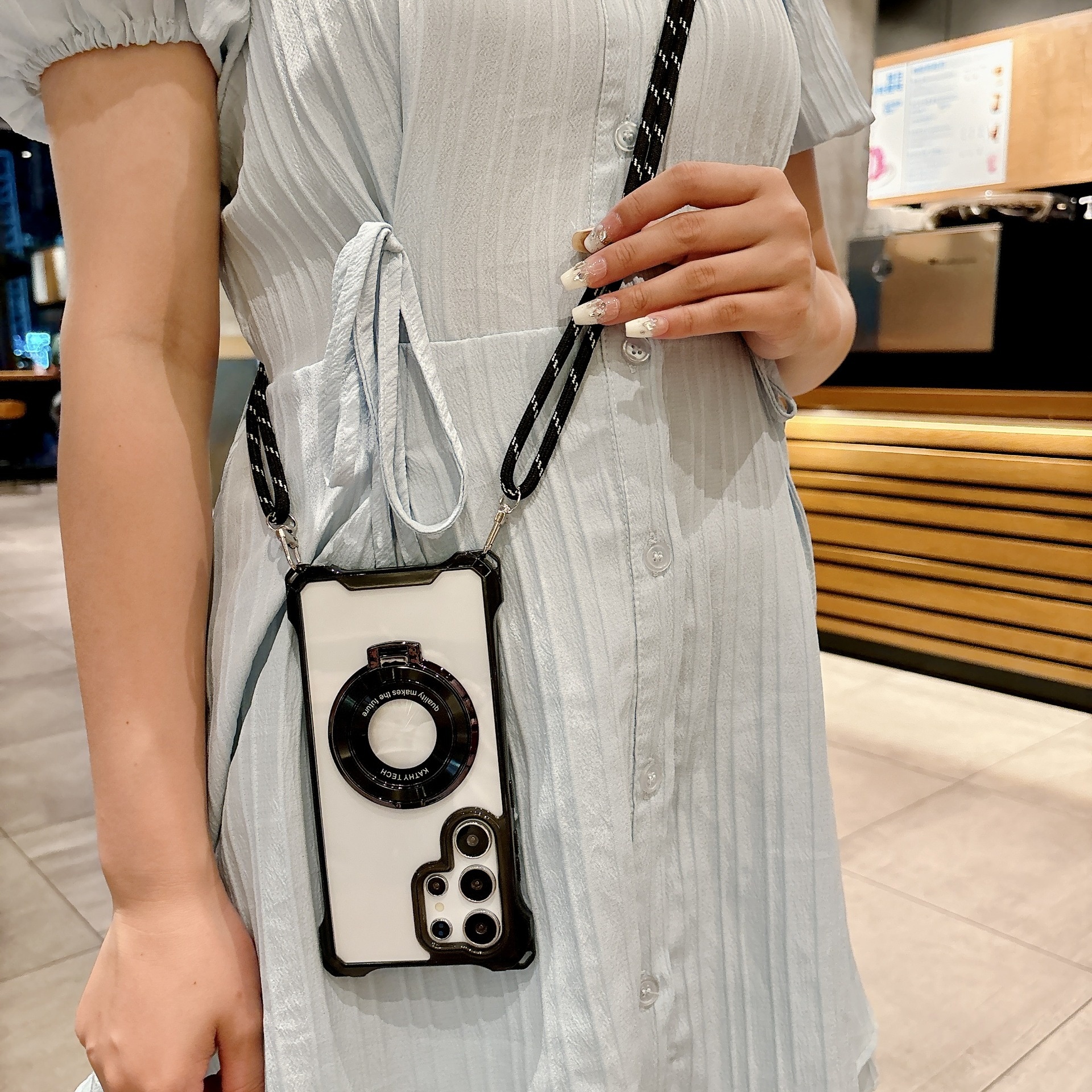 Magnetic Crossbody Case For Iphone 16 Pro Max With Stand_voghion.com
