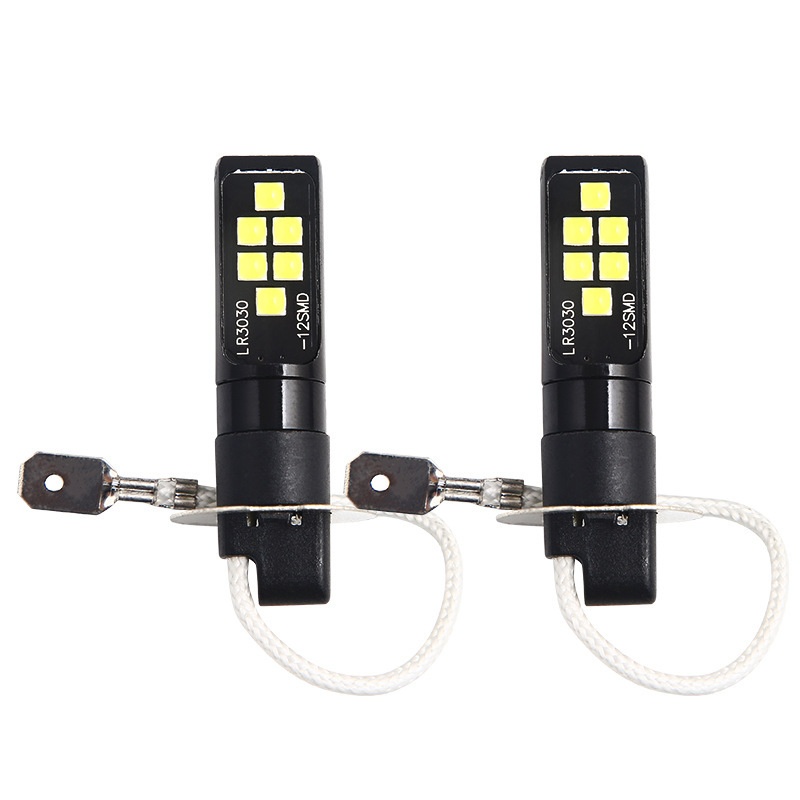 Exclusieve grensoverschrijdende levering van heldere auto-mistlampen H8/H11H7 H4 3030 12-lichts decoder stroboscoop LED anti-condens_voghion.com